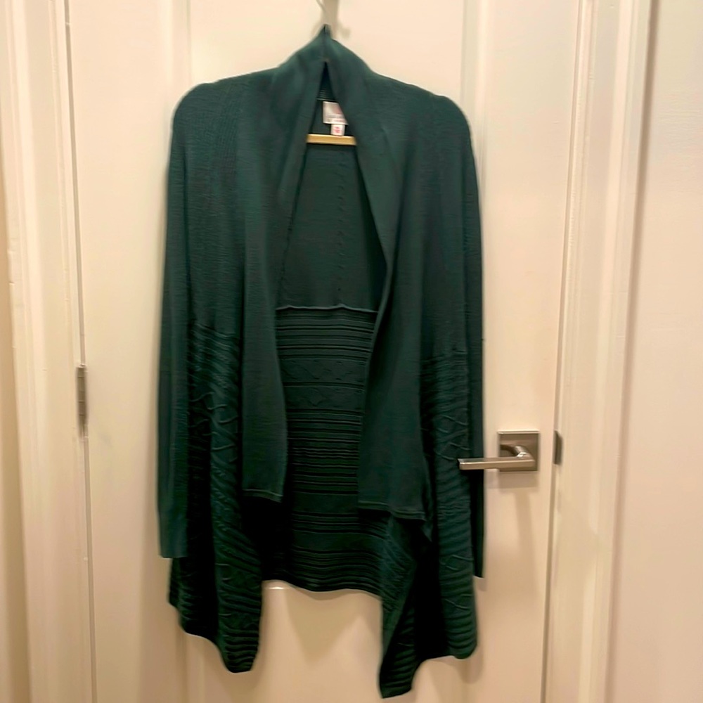 JB Julie Brown Hunter Green Cardigan Sweater M/L